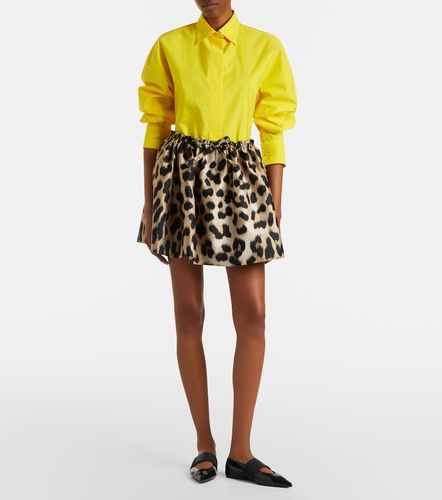 Mini-jupe à imprimé léopard - Givenchy - Modalova