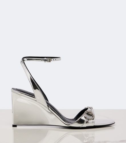 Gucci Sandales compensées en cuir - Gucci - Modalova