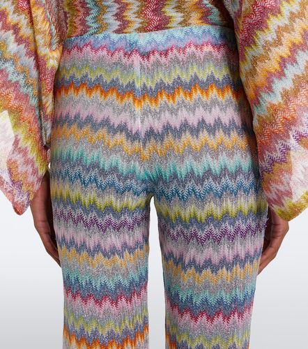 Missoni Pantalon évasé en lamé - Missoni - Modalova