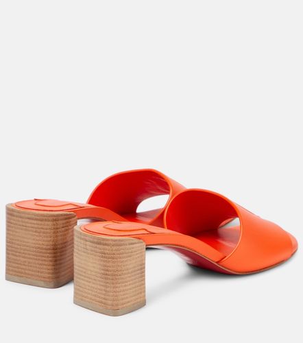 Mules So CL 55 en cuir embossé - Christian Louboutin - Modalova