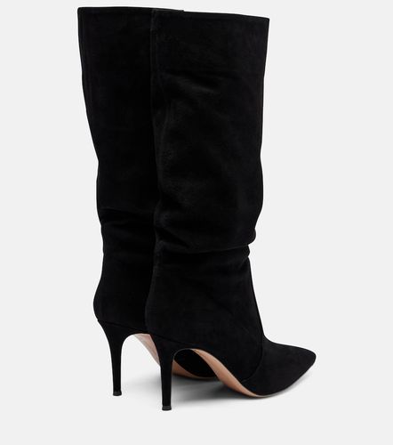 Bottes Hansen 85 en daim - Gianvito Rossi - Modalova