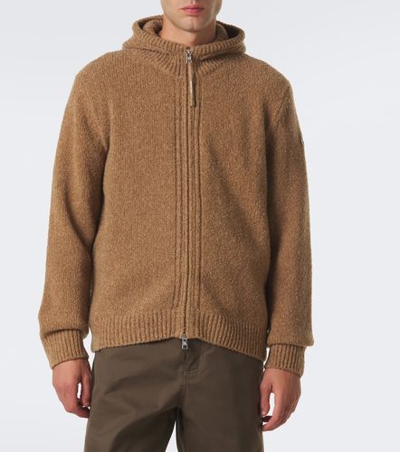 Sweat-shirt à capuche en laine mélangée - Moncler - Modalova