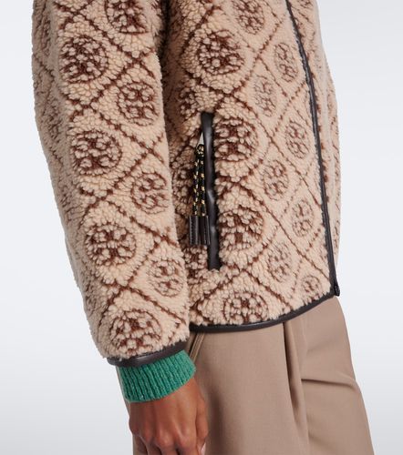 Veste T Monogram en teddy à imprimé - Tory Burch - Modalova