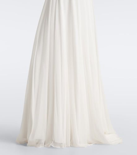 Robe longue de mariée Momento en tulle et mousseline de soie - Jenny Packham - Modalova