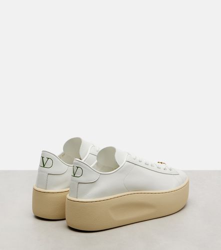 Baskets à plateforme Royco 55 en cuir - Valentino Garavani - Modalova