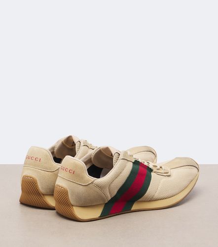 Baskets Tempo à finitions en daim - Gucci - Modalova