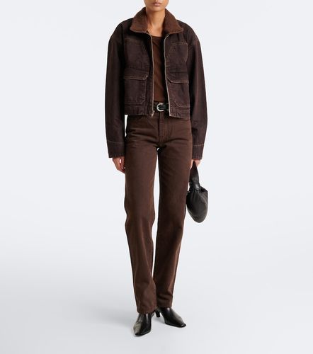 Veste Atlas Worker en denim et shearling - SLVRLAKE - Modalova