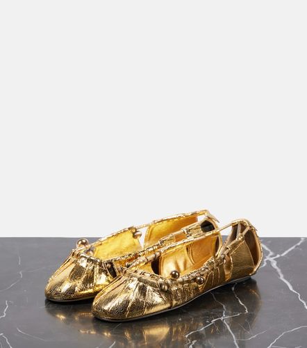 Chloé Ballerines Luna en cuir métallisé - Chloe - Modalova