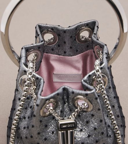 Sac seau Bon Bon Micro à pois - Jimmy Choo - Modalova