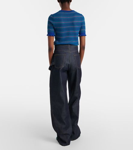 Jean straight à broderies - JW Anderson - Modalova
