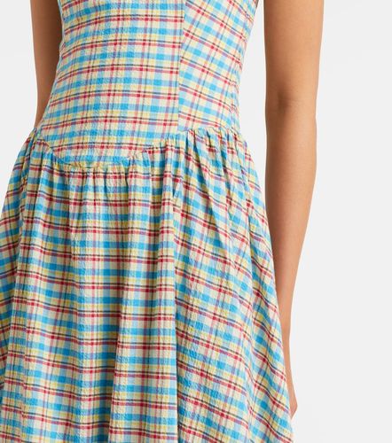 Robe Chiara en coton mélangé à carreaux - Faithfull - Modalova