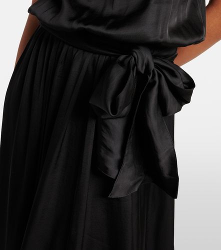 Robe longue Nina en satin - Poupette St Barth - Modalova