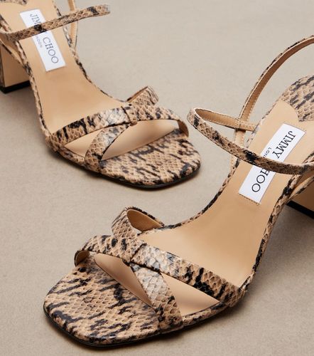 Sandales slingback Elsy en cuir façon serpent - Jimmy Choo - Modalova