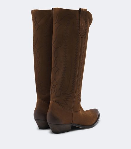 Santiags Wish Star en daim - Golden Goose - Modalova