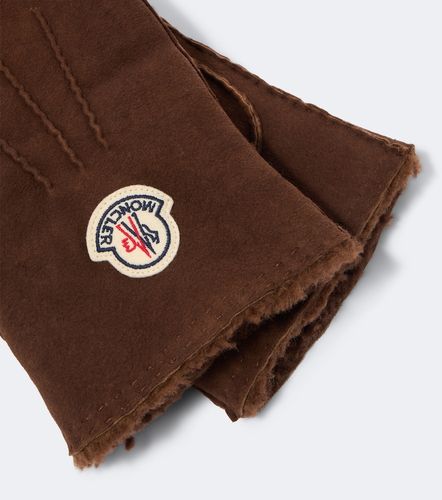 Moncler Gants en daim et shearling - Moncler - Modalova