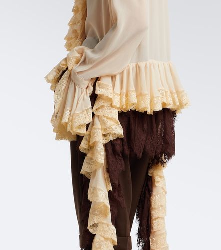 Blouse à volants et dentelle - Xu Zhi - Modalova