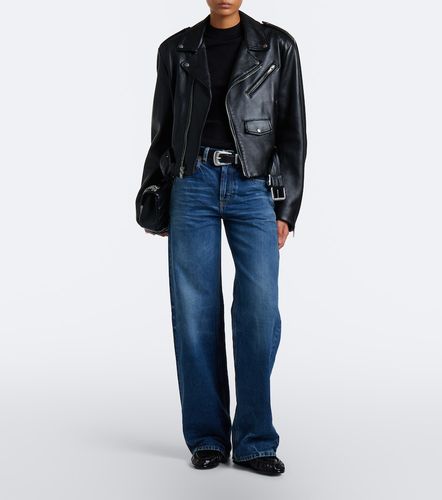 Saint Laurent Top Cassandre en soie - Saint Laurent - Modalova