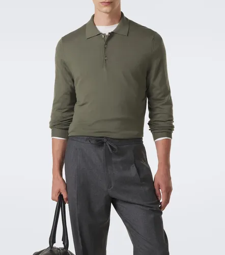 Canali Polo en laine vierge - Canali - Modalova
