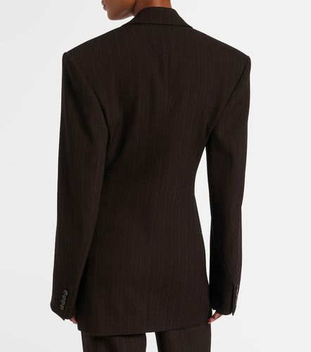 Blazer en laine mélangée - Saint Laurent - Modalova