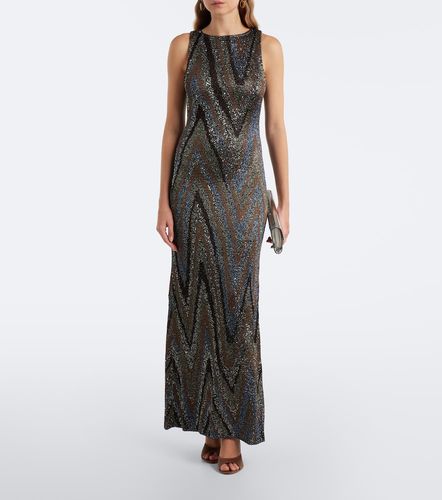 Robe longue Zizag en lamé à sequins - Missoni - Modalova