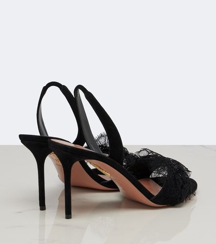 Sandales slingback Lover en daim - Aquazzura - Modalova