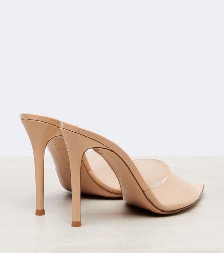 Mules Elle 105 en cuir verni et TPU - Gianvito Rossi - Modalova
