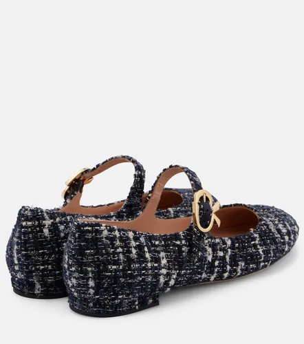 Ballerines Mary Jane Mary Ribbon en bouclé - Gianvito Rossi - Modalova