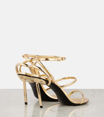 Alaïa Sandales à brides en cuir métallisé - Alaia - Modalova