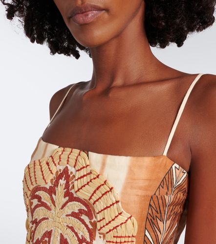 Robe longue Andean Mythology en lin - Johanna Ortiz - Modalova