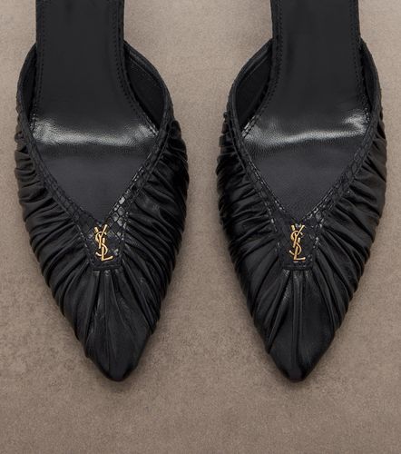 Escarpins slingback Folie Cassandre en cuir - Saint Laurent - Modalova
