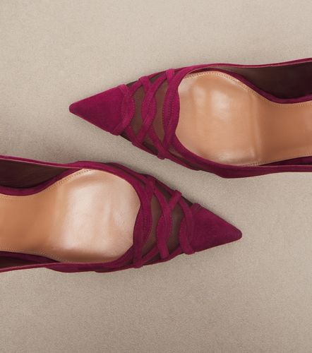 Escarpins slingback Perfect Match en daim - Aquazzura - Modalova