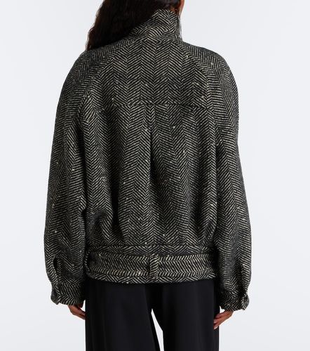 Caban Elvane en laine à chevrons - Isabel Marant - Modalova