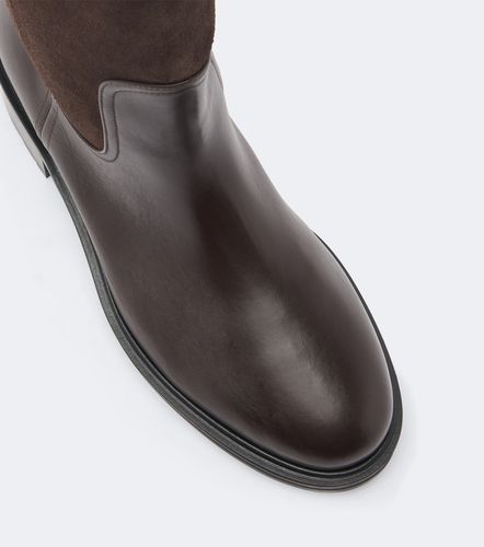 Aeyde Bottes Theo en cuir et daim - Aeyde - Modalova