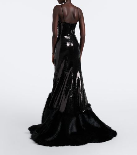 David Koma Robe longue à sequins - David Koma - Modalova