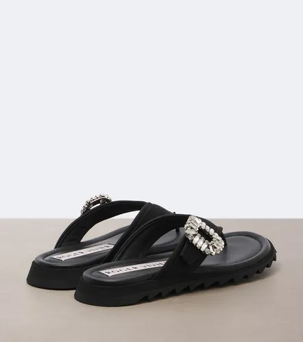 Tongs Slidy Viv' à ornements - Roger Vivier - Modalova