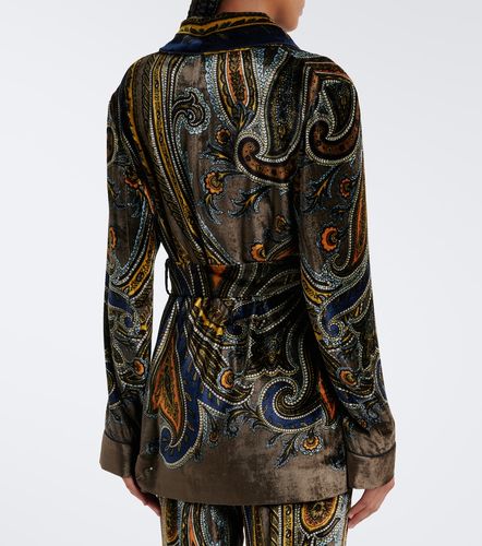 Blazer portefeuille à motif cachemire - Etro - Modalova
