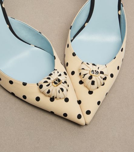 Escarpins Cœur Royal à pois - Valentino Garavani - Modalova