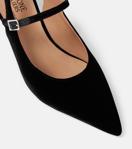 Escarpins slingback Karla 45 en velours - Malone Souliers - Modalova
