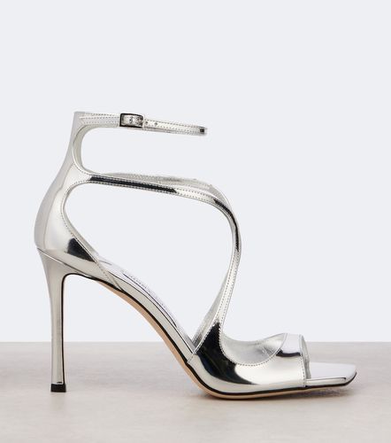 Sandales Azia 95 en cuir métallisé - Jimmy Choo - Modalova