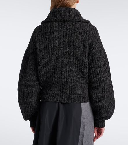 Cardigan zippé en alpaga et yak - Lemaire - Modalova