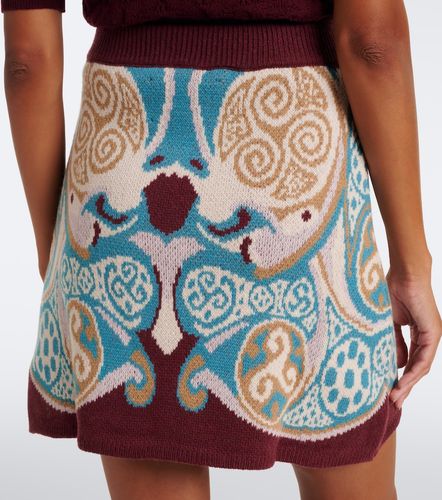 Mini-jupe Alchemy en jacquard de laine - La DoubleJ - Modalova