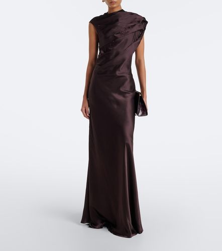 Tove Robe longue Saige en satin - Tove - Modalova