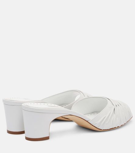 Mules Piruabar 50 en cuir - Manolo Blahnik - Modalova