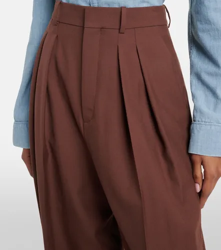 Pantalon ample en gabardine de laine - Saint Laurent - Modalova