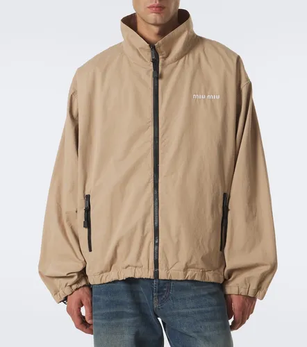 Miu Miu Veste blouson en coton - Miu Miu - Modalova