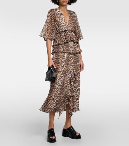 Ganni Blouse à motif léopard - Ganni - Modalova