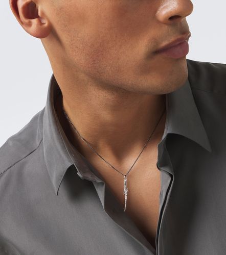 Collier Thunder en or blanc 18 ct (750/1000) avec diamants - Ileana Makri - Modalova