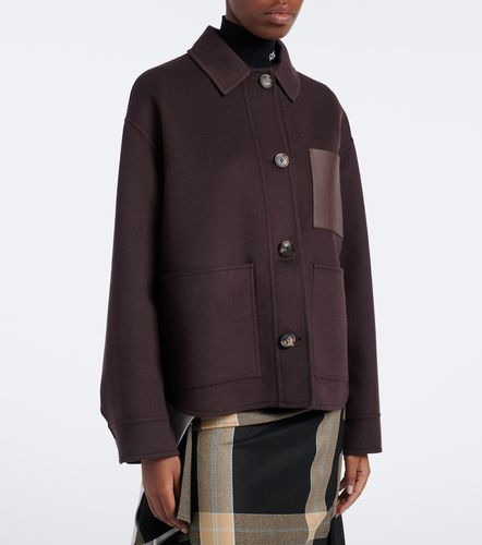 Veste en laine, cachemire et cuir - Loewe - Modalova