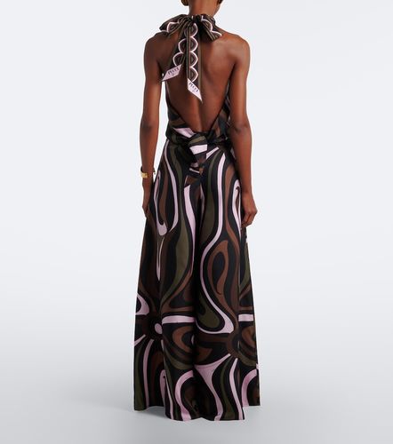 Pantalon palazzo Marmo en soie - Pucci - Modalova