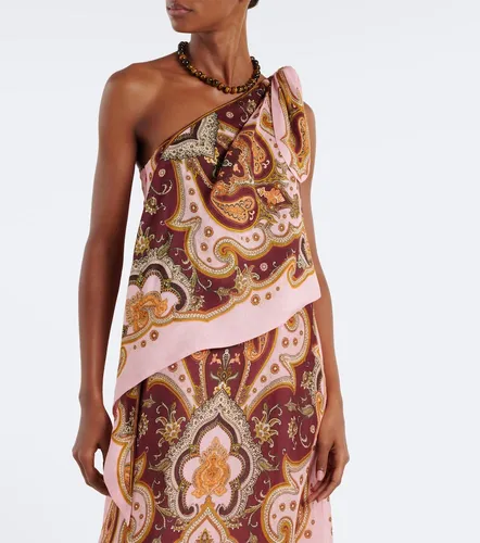 Alémais Robe longue Porter asymétrique à imprimé - Alemais - Modalova